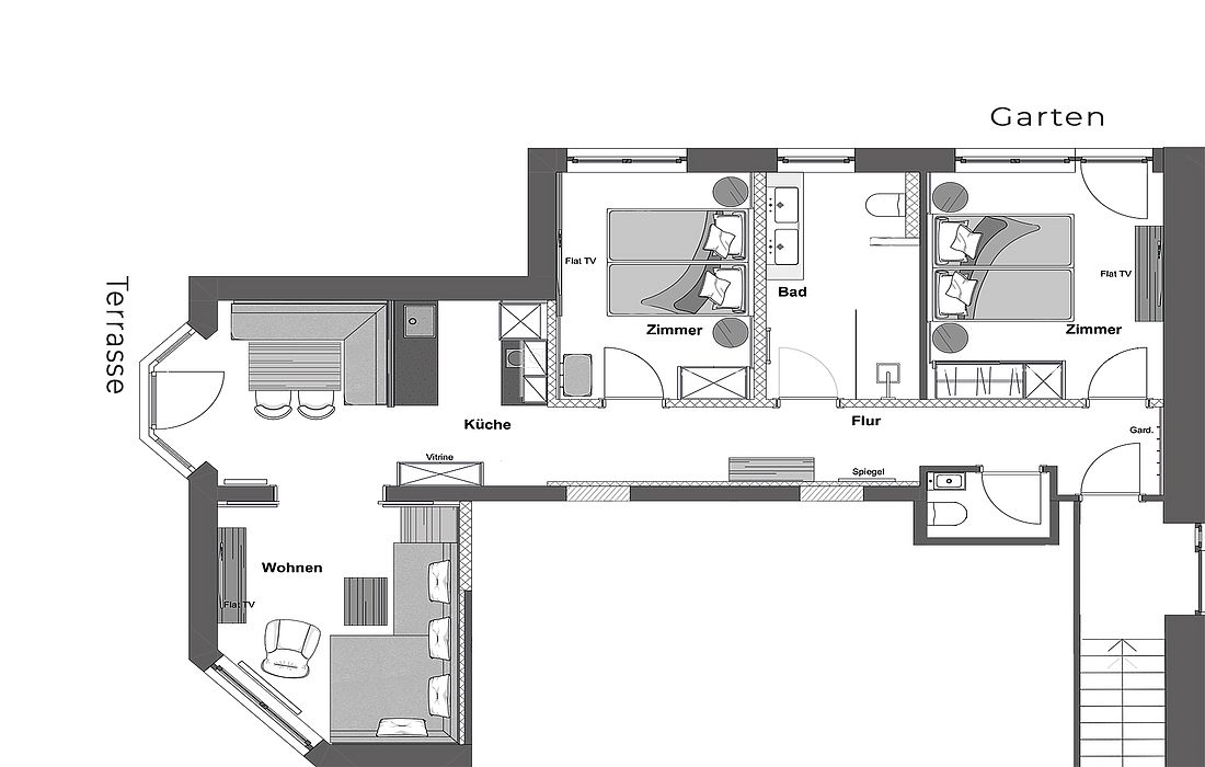 AlpenSchlössl Steintal Suite